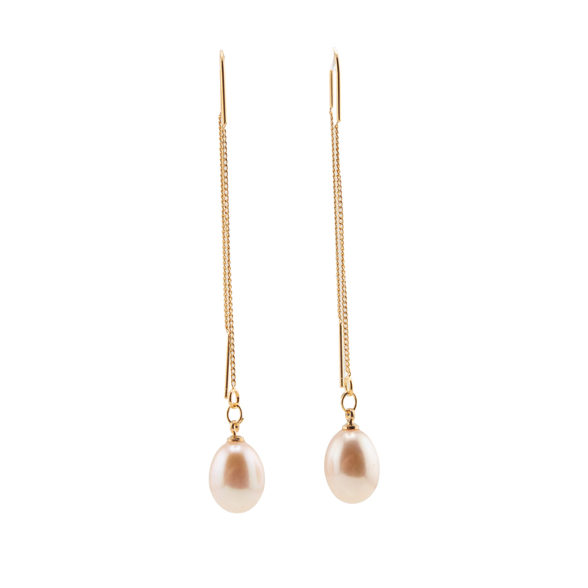 Oasis Pearl Threader Earrings