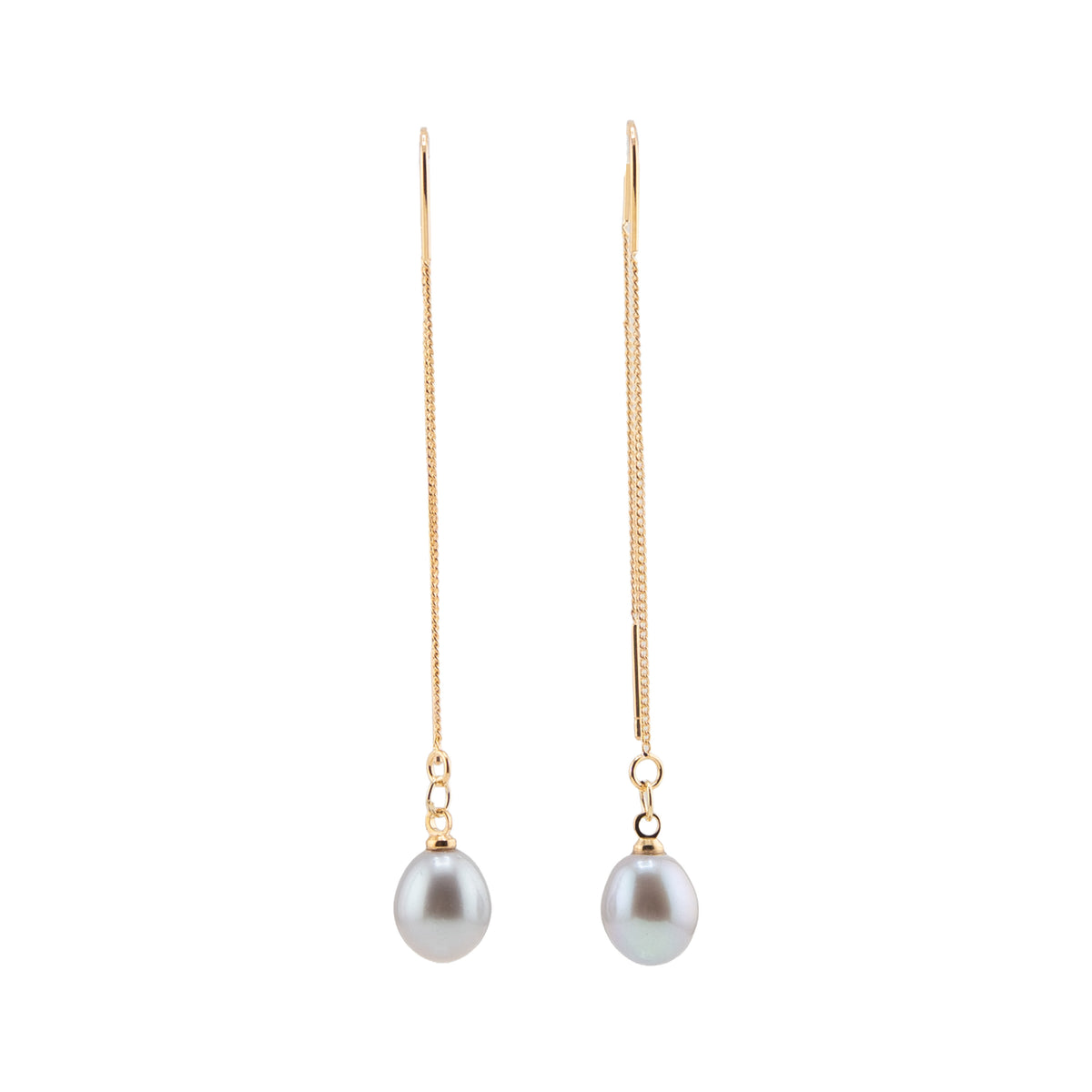 Oasis Pearl Threader Earrings