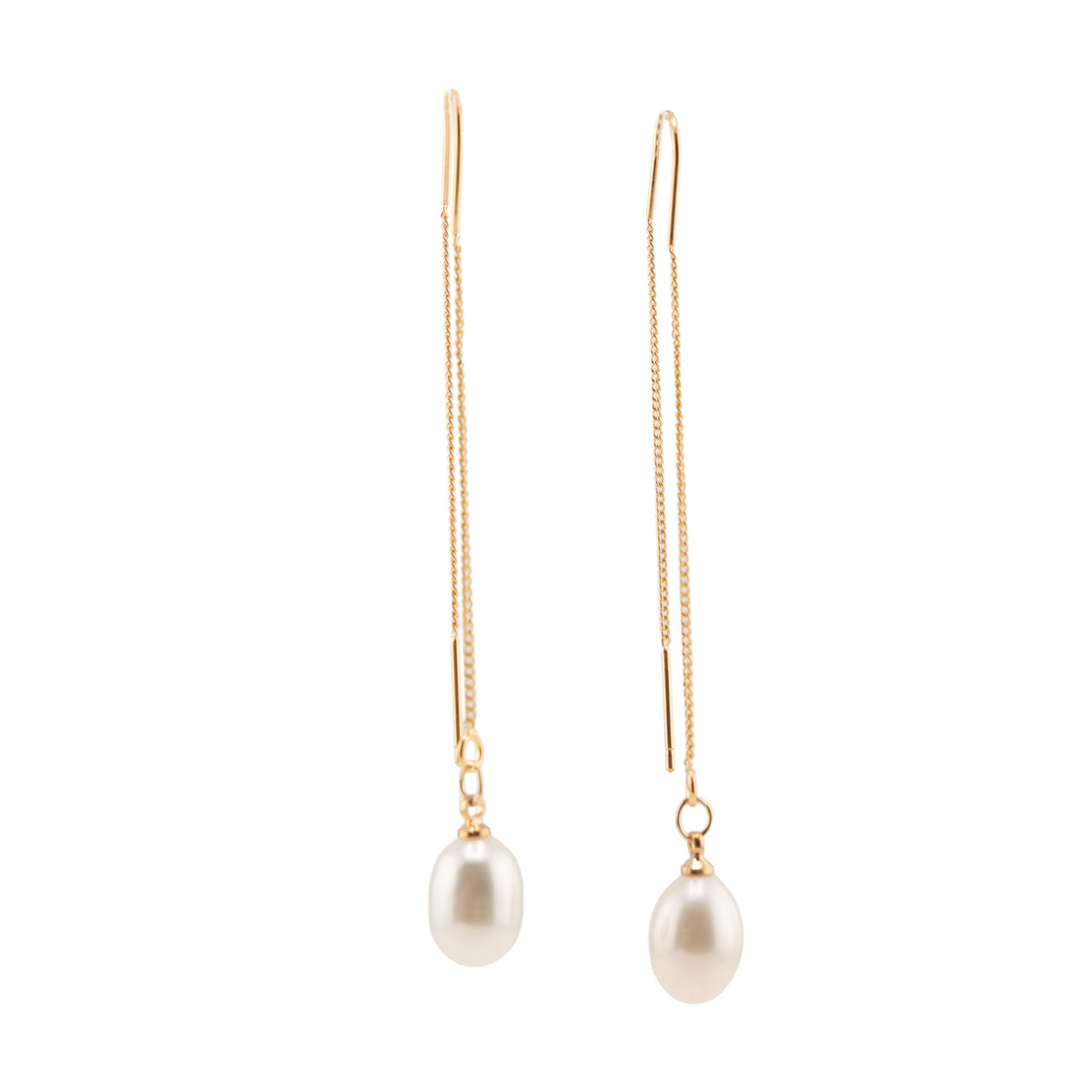 Oasis Pearl Threader Earrings