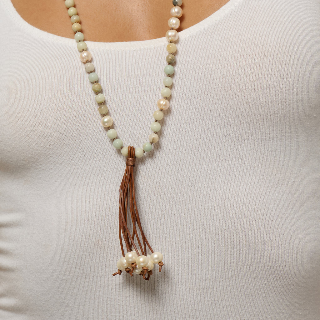 Drift Pearl Beaded Necklace