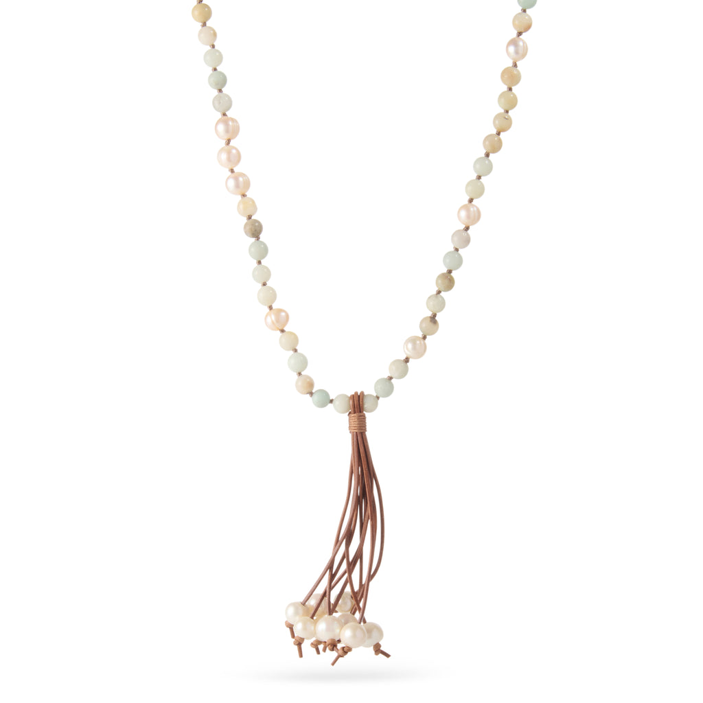 Drift Pearl Beaded Necklace