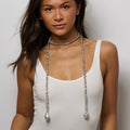 Marine Baroque Pearl Lariat