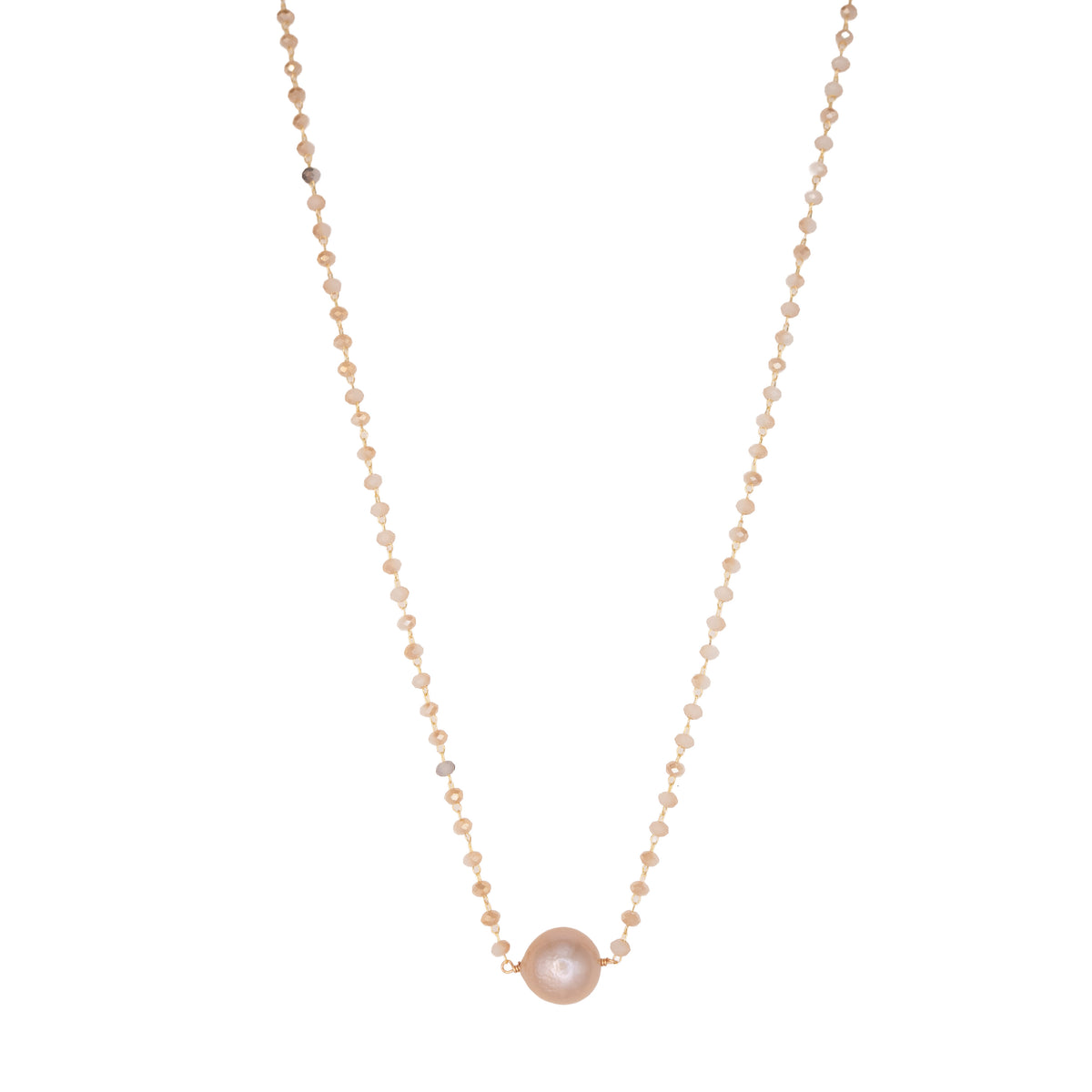 Tide Pool Pearl Necklace
