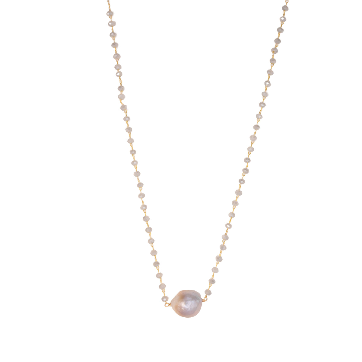 Tide Pool Pearl Necklace