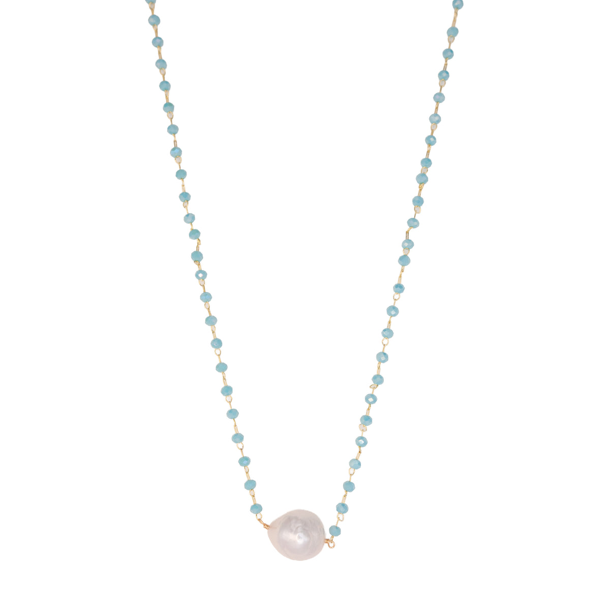 Tide Pool Pearl Necklace