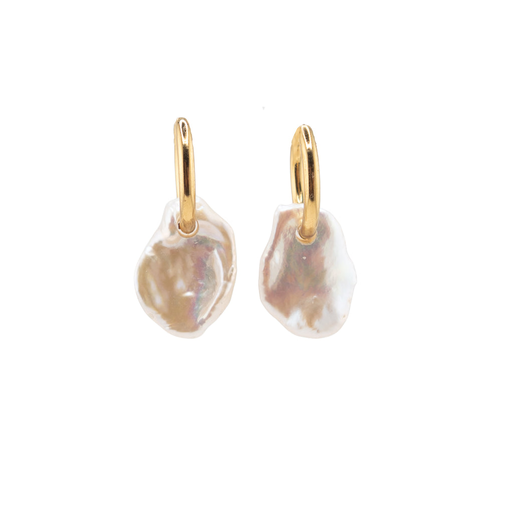 Soleil Keshi Pearl Earrings