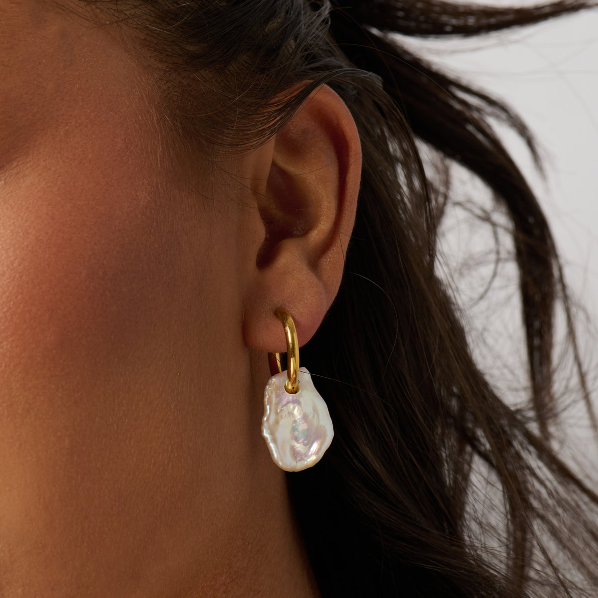 Soleil Keshi Pearl Earrings