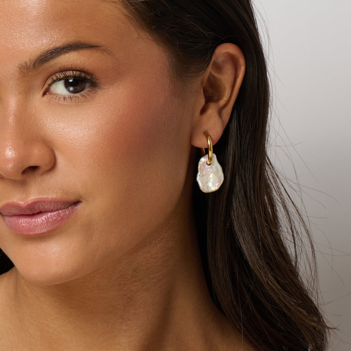 Soleil Keshi Pearl Earrings