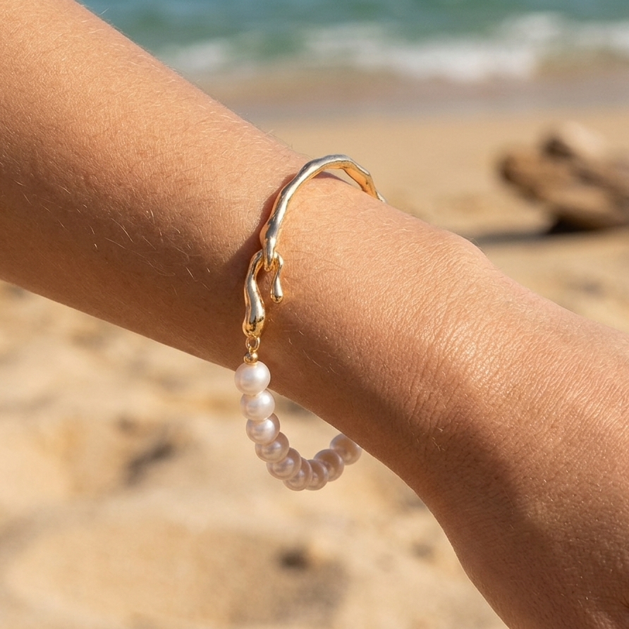 Sea Spray Pearl Bracelet