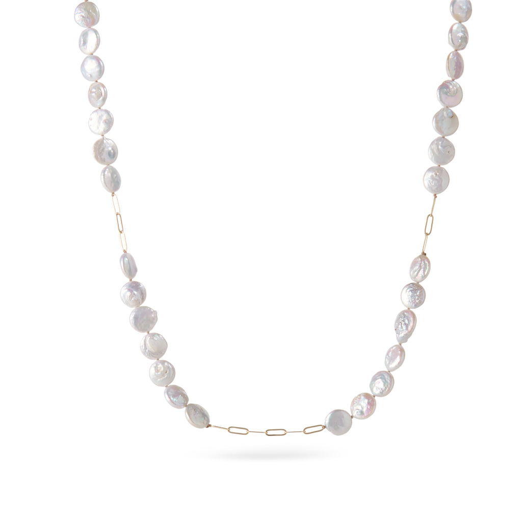 Catalina Coin Pearl Necklace