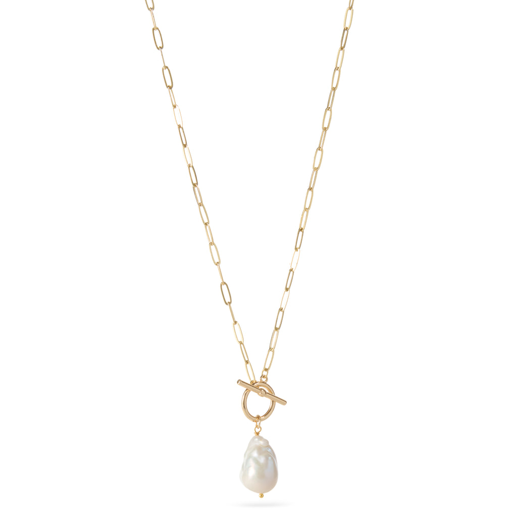 Birdie Baroque Pearl Necklace