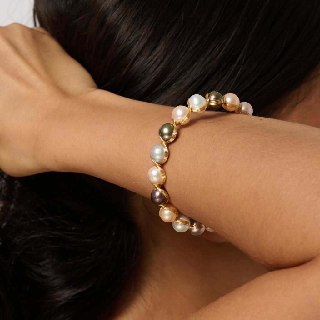 Montara Cuff Pearl Bracelet