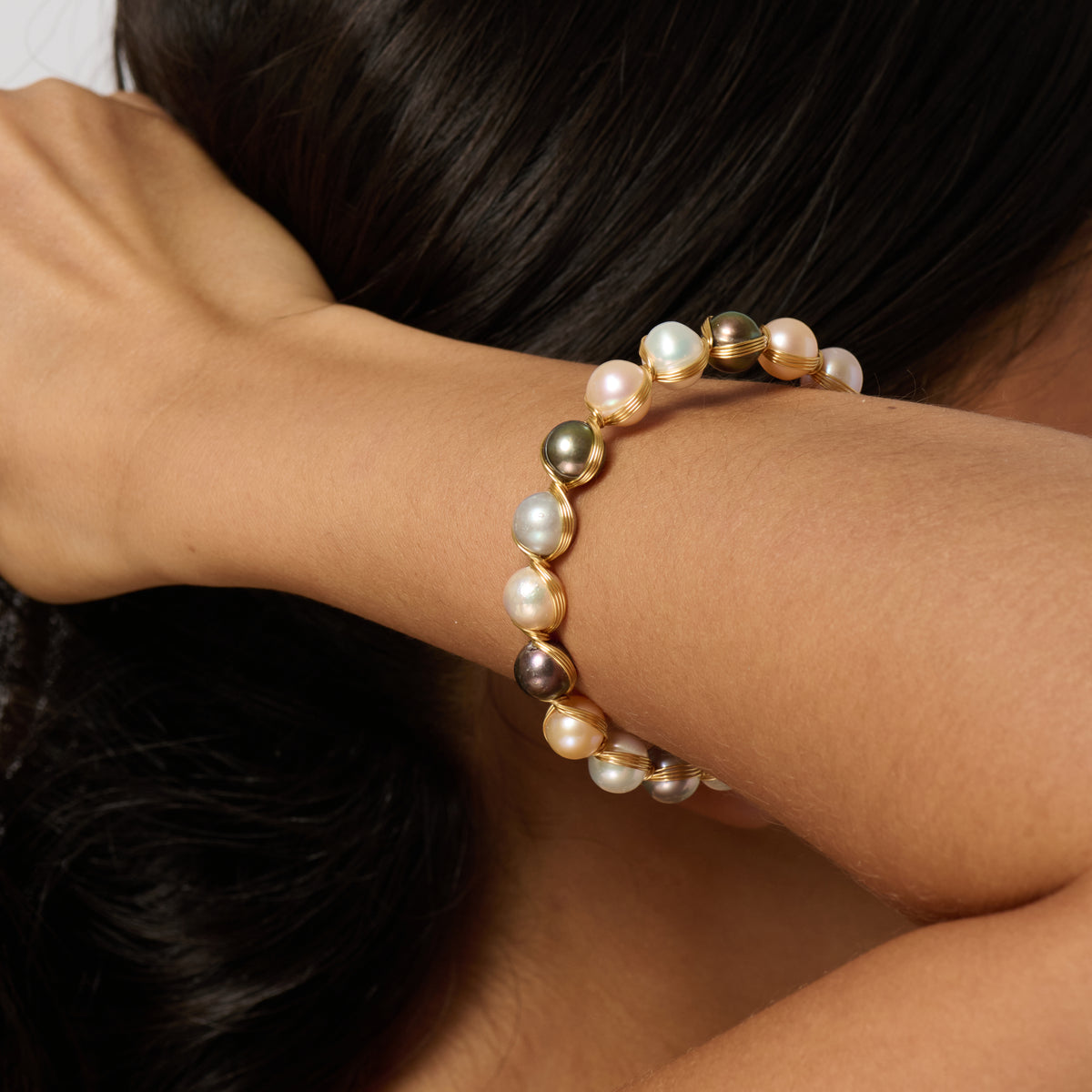 Montara Cuff Pearl Bracelet