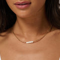 Meridian Stick Pearl Necklace