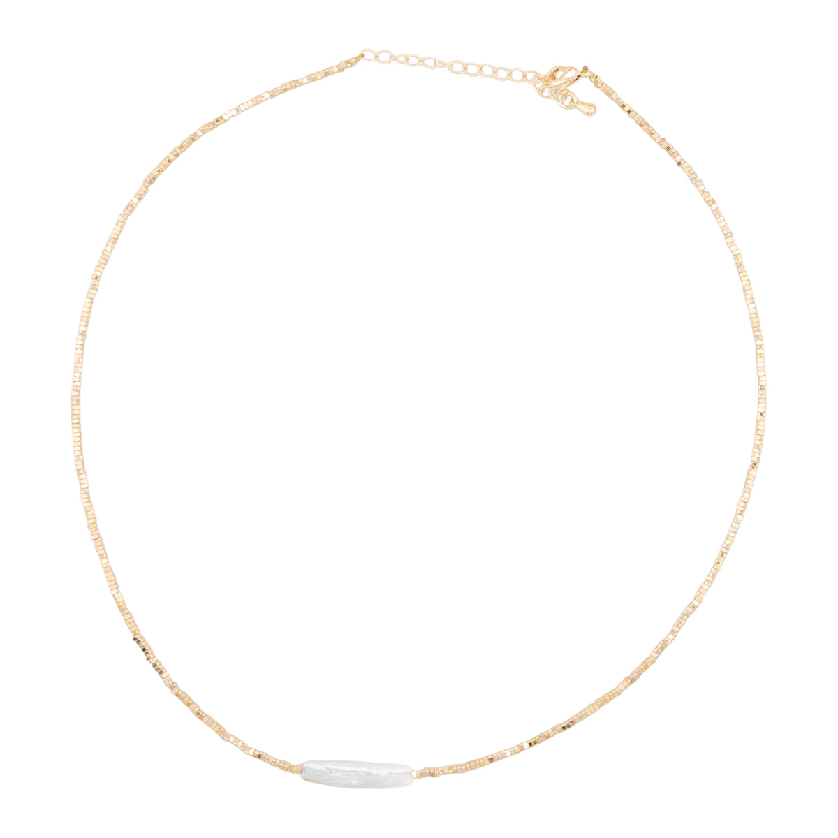 Meridian Stick Pearl Necklace