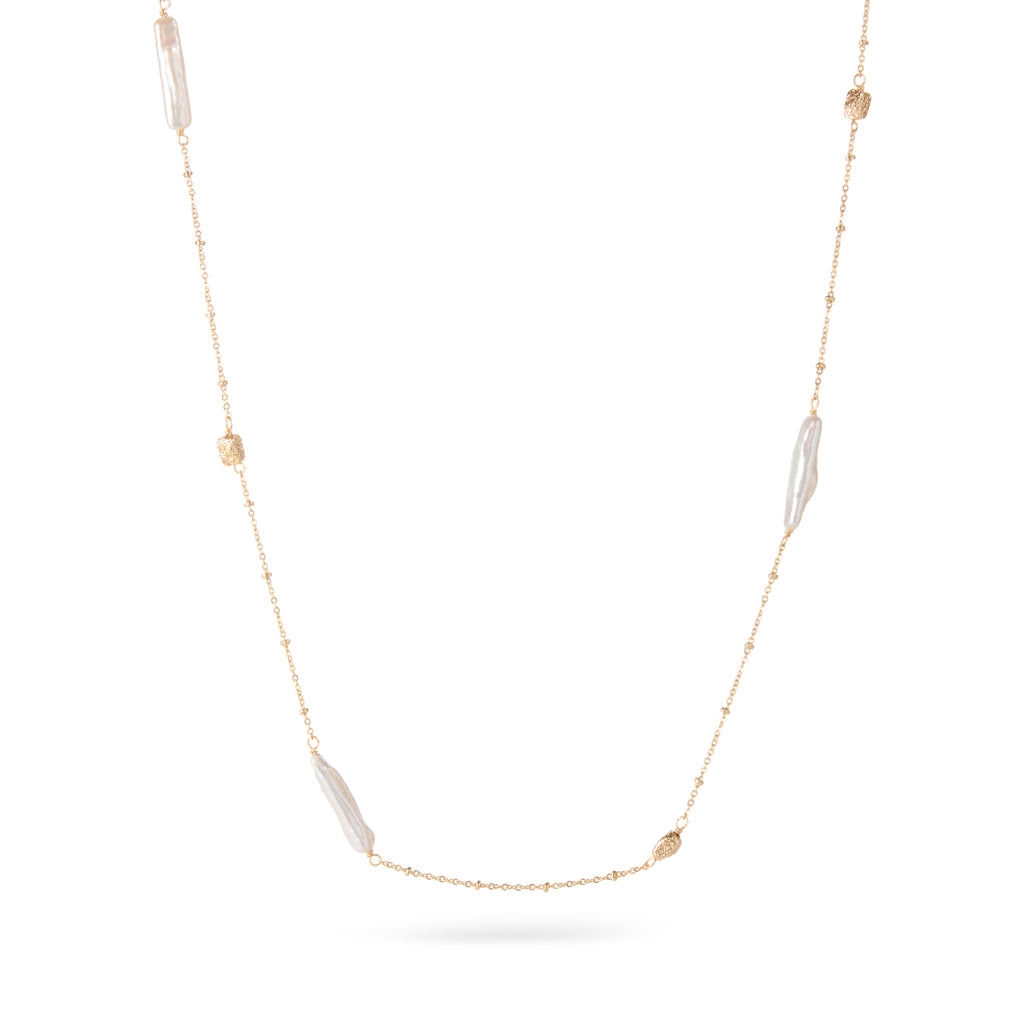Shoreline Stick Pearl Necklace