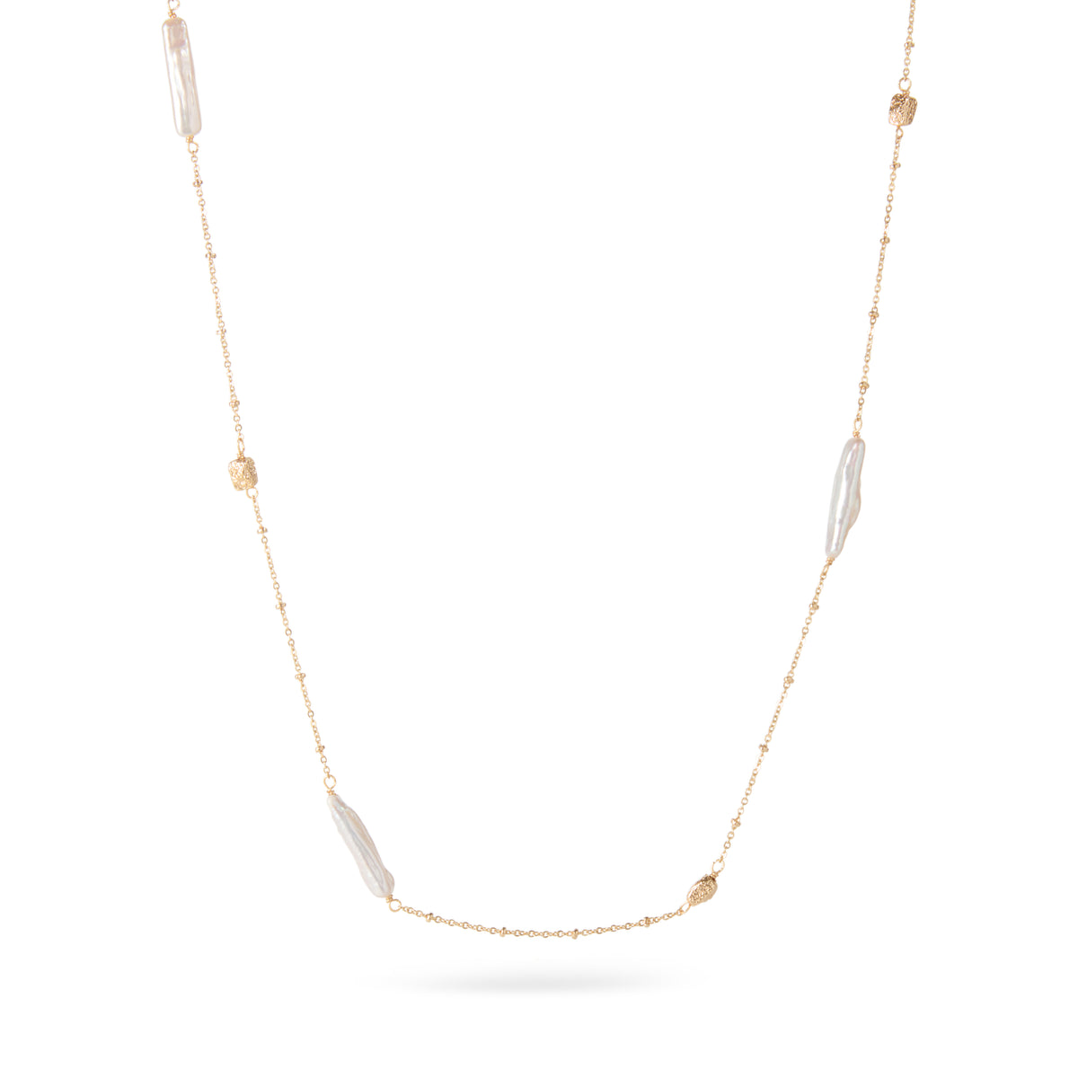 Shoreline Stick Pearl Necklace