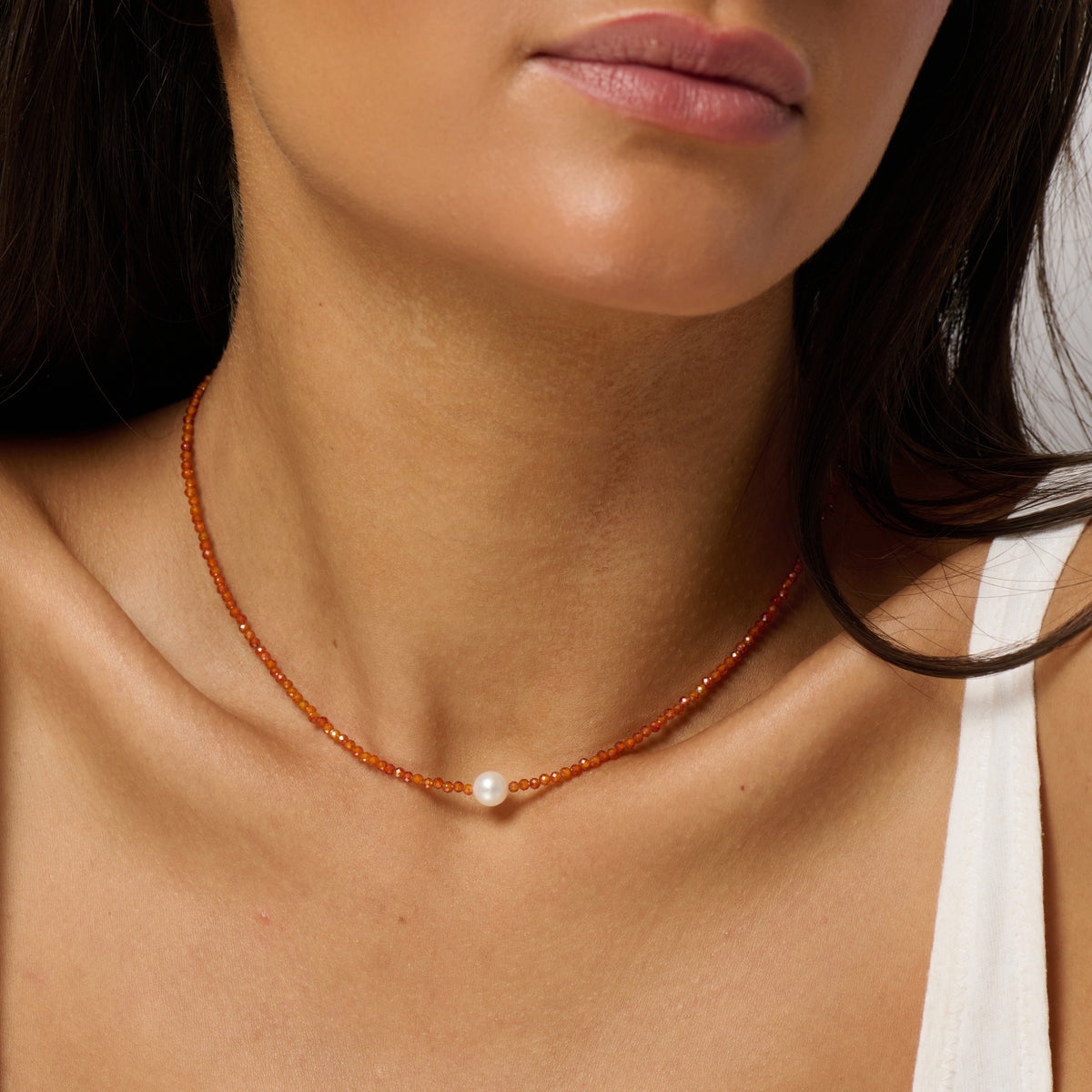 Ginger Baby Pearl Necklace