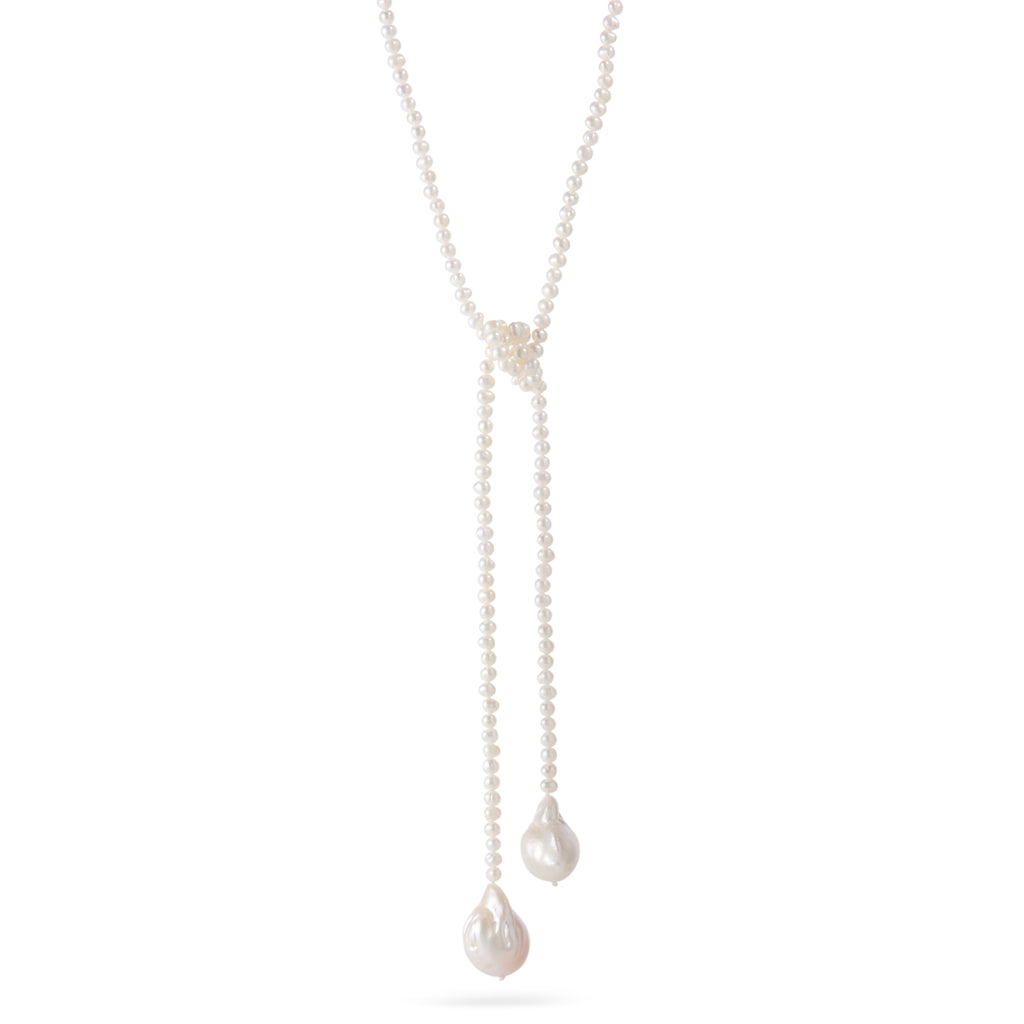 Whispering Palms Pearl Lariat
