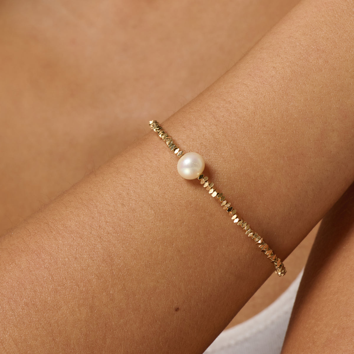 Ortega Pearl Stretch Bracelet