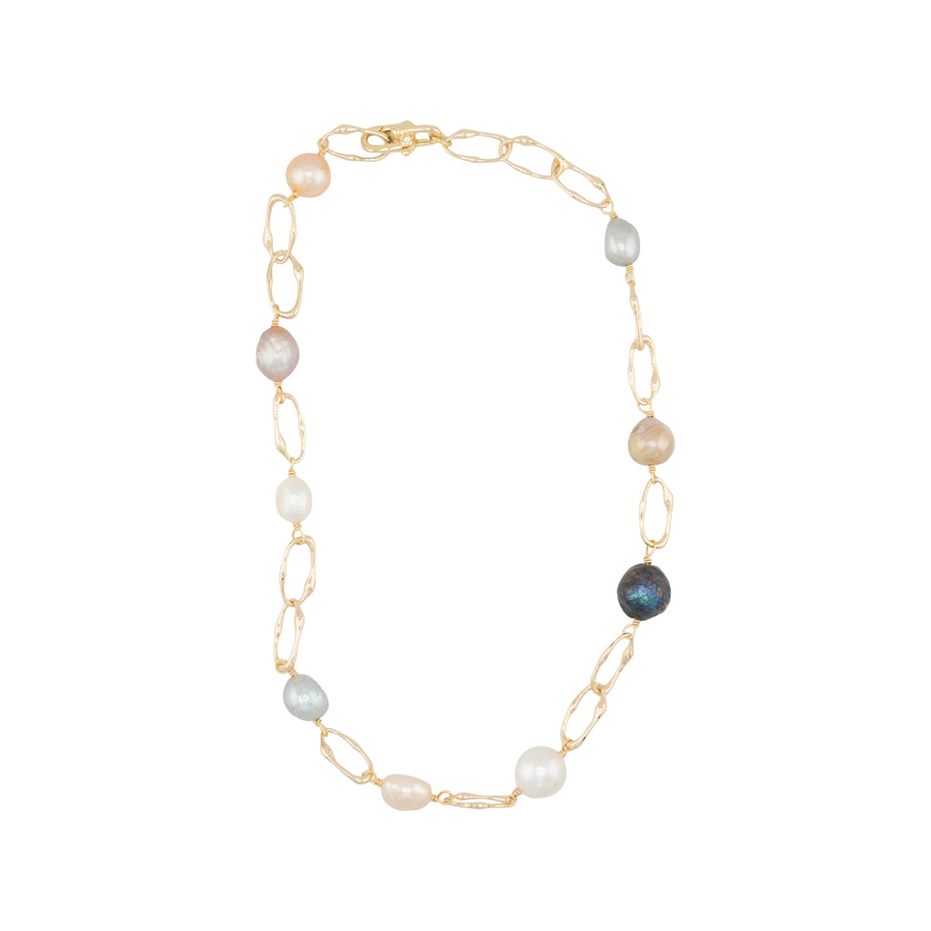 Chakra Pearl Necklace