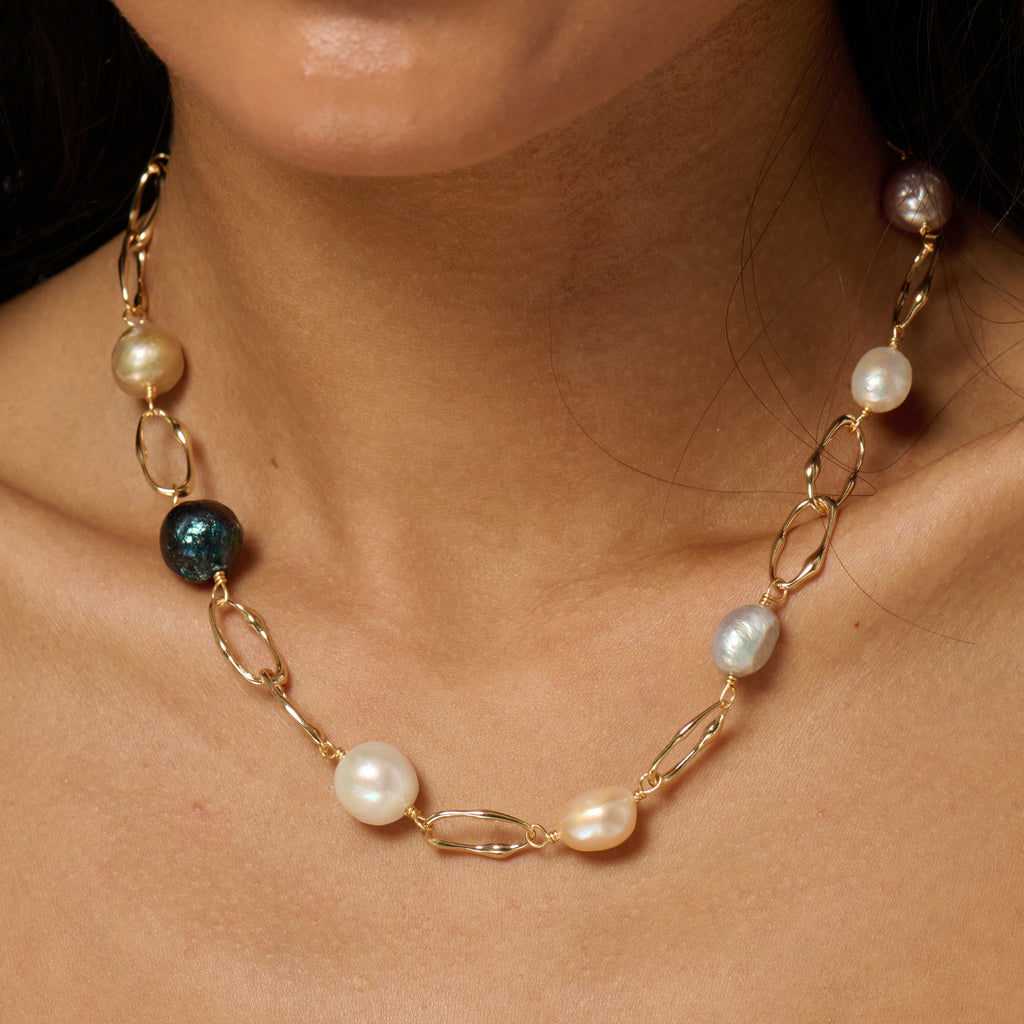 Chakra Pearl Necklace