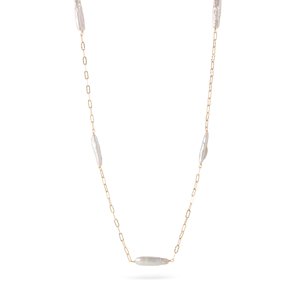 Daydream Stick Pearl Necklace