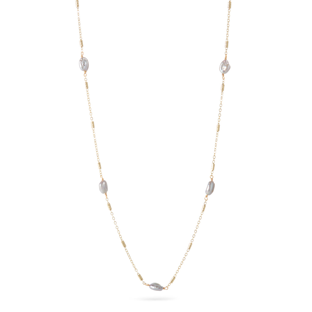 Shimmer Pearl Necklace
