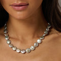 Saturn Pearl Necklace