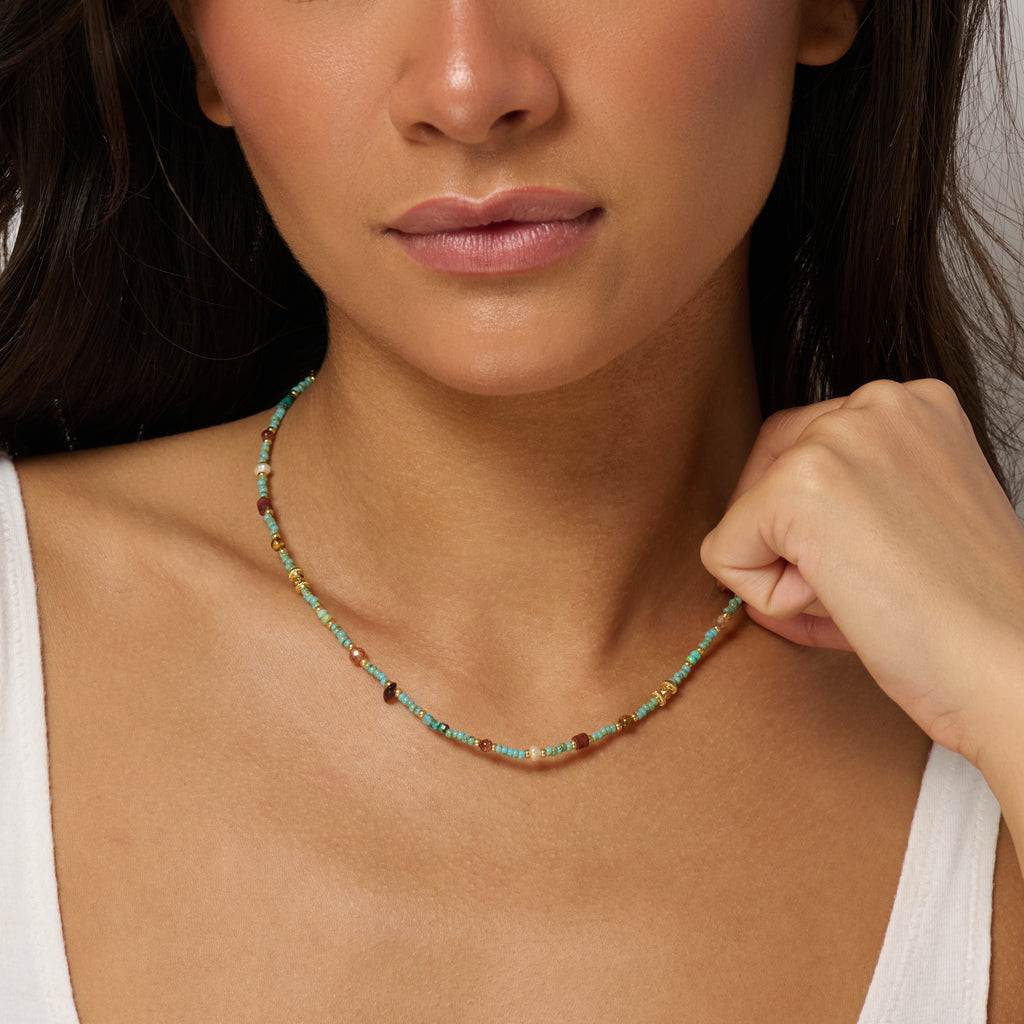 Palma Beaded Necklace