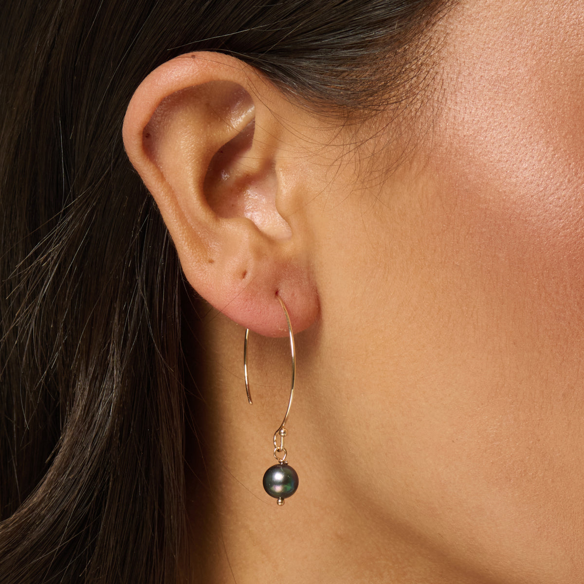 Flora Pearl Hook Earrings