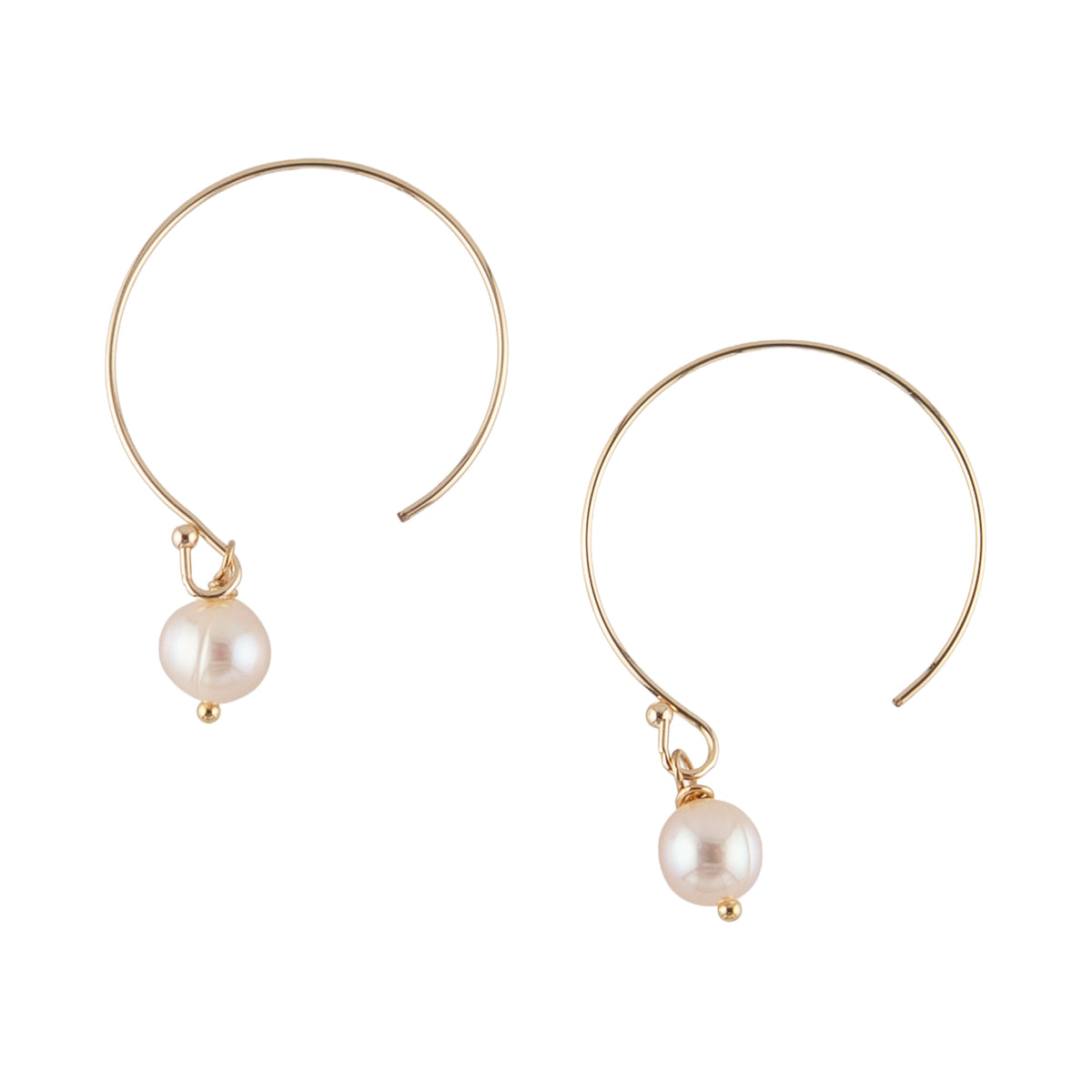 Flora Pearl Hook Earrings