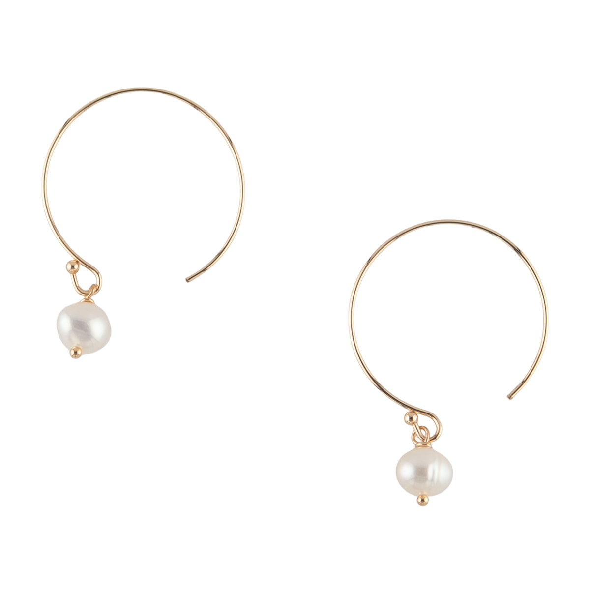 Flora Pearl Hook Earrings